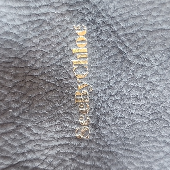 See By Chloe Harriet HOBO Large Gray Leather Tote Bag - Picture 10 of 16